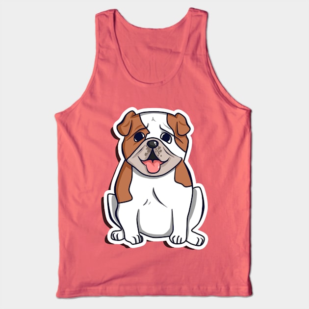 Bulldog Tank Top by panchi